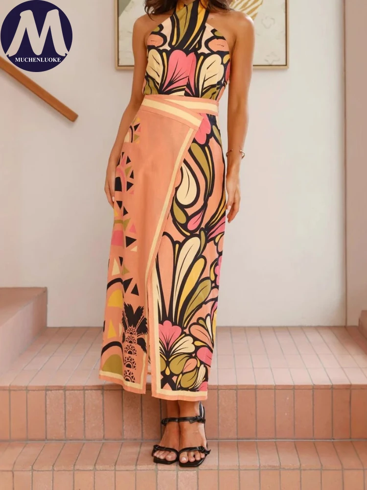 Новый летний женский комплект  – обзор и цена Linen Dress Wrap