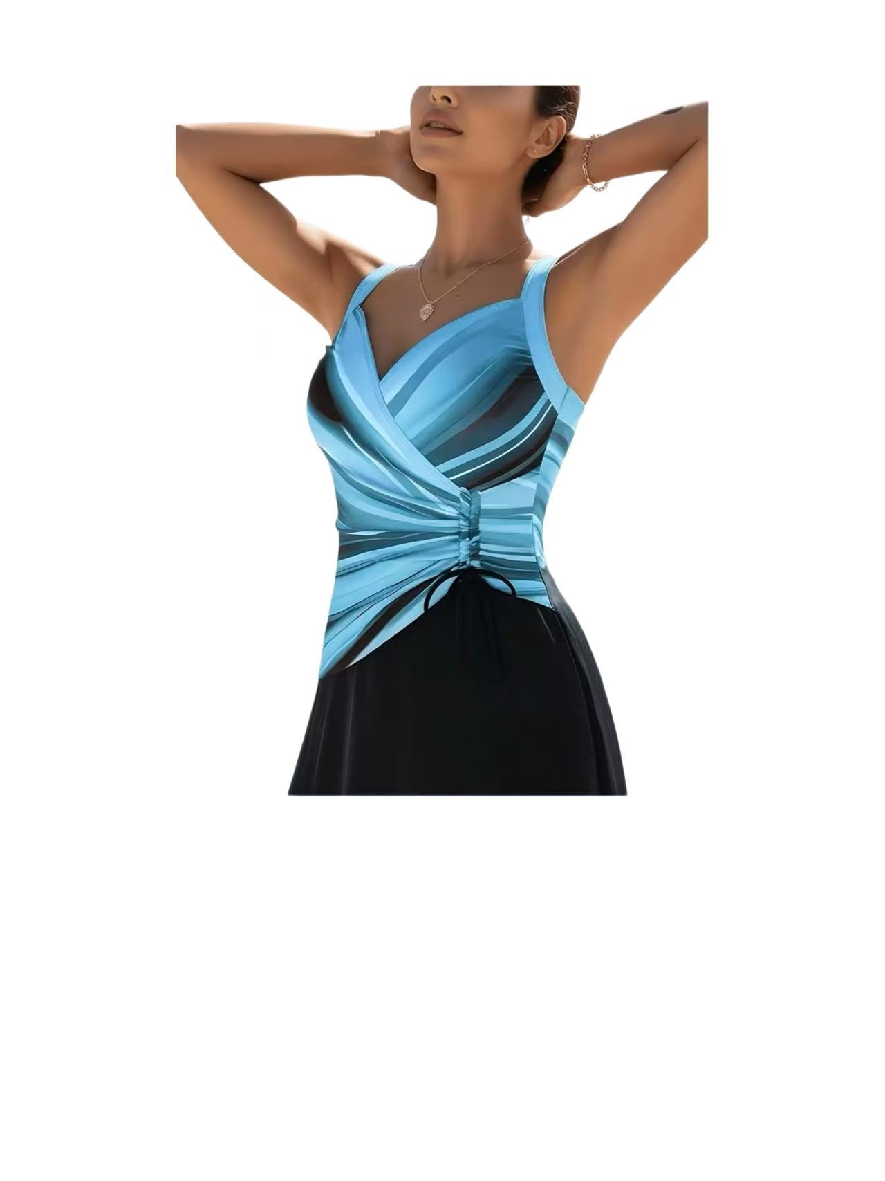 Женский слитный купальник-плат – обзор и цена Swimsuit Bikini Ruched