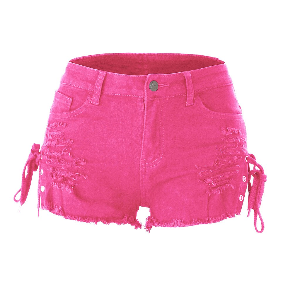 Женские шорты Y2K с низкой пос – обзор и цена Shorts Denim Frayed