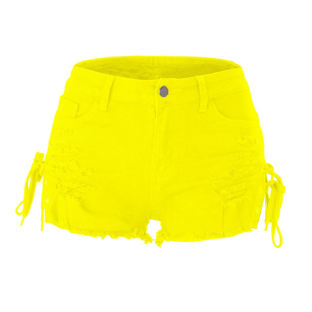 Женские шорты Y2K с низкой пос – обзор и цена Shorts Denim Frayed